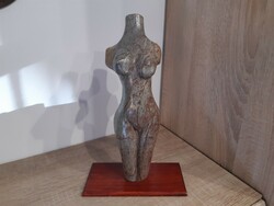 Deformed stone sculpture. 32 cm