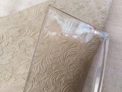 Glass napkin holder - in bent Plexiglas form