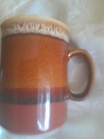 Brown ceramic cup 2 dl