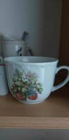 Kahla, strawberry-grape, porcelain tea mug, cup