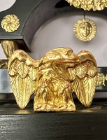 Original empire flat gold eagle table/mantel clock