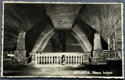 Désakna - mine interior - old photo postcard - 1942