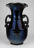 1P105 antique unmarked field tour ceramic vase 23.5 Cm