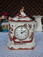 Mason's mandalay red mantel or table clock
