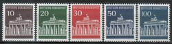 Postatiszta Bundes 1636  Mi 506y-510v     15,00 Euró