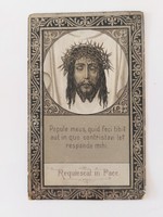 Antique mini icon of Christ 1895