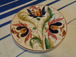 Kislőd hand-painted wall plate, 19.2 cm, nice condition