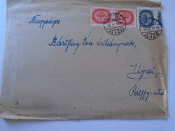 ZA454.52  Levél   1946 milpengő bélyeg  Budapest  Juhász László  Újpest   Bártfay  -  tartalom