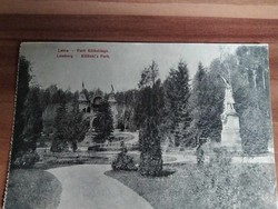 Lwów, Lemberg, Ukraine, Kilinski's Park, circa 1910, postman
