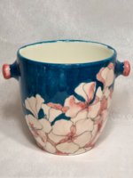 Rare ernestine salerno italy 695 porcelain vase/flowerpot 1950s/60s collector's item.