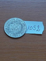 West Africa 100 Francs Francs 1989 Copper-Nickel, #1052