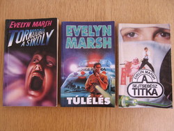 3 Db.-Os evelyn marsh crime book package - the scream from your throat / survival / the secret of the cell surgeon