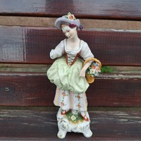 Rudolf kammer German porcelain lady figure broken