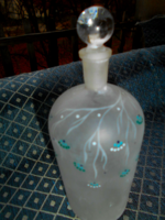 Painted perfume bottle is a beautiful piece of craftsmanship