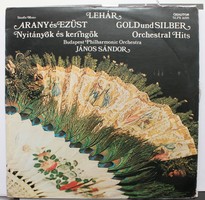 Operettek 4db: Lehár, Pitti Katalin és Leblanc Győző, Kálmán Imre, Sybill - bakelit lemez LP