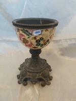 Antique Zsolnay porcelain lamp