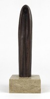 1P128 Borsos Miklós bronz kisplasztika 18.5 cm