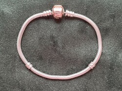 Eredeti PANDORA ALE MET Moments 18 karátos arany hordó záras ezüst karkötő- 18 cm