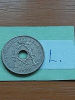 Belgium belgie 10 centimes 1920 copper-nickel, i. King Albert #l