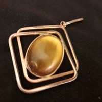 Old gold-plated pendant 4 cm