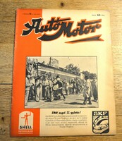 Autó Motor újság 1939 július 1. XI.évfolyam 10. szám Népmotor, Cordatic, RIV reklám