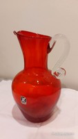 Beautiful zabkowice glass jug