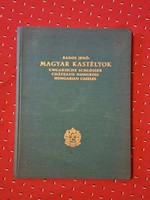 Hungarian castles Jenő Rados 1931 in four languages! Very nice condition!