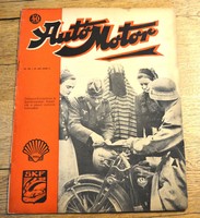 Autó Motor újság 1942 január 15. XIV.évfolyam 1. szám Háborus képekkel Sachs Osram reklám