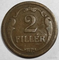 2 Fillér 1928 BP.
