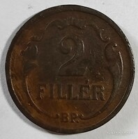 2 Fillér 1929 BP.