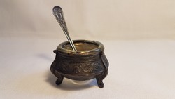 From HUF 1! From the attic, old Russian caviar holder, silver-plated?