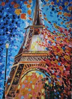 Hepp Natália: Párizs, őszi színek (festőkéssel)