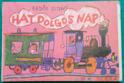 István Erdős: six busy days - graphics: ádám würtz > children's and youth literature > leporello