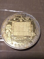 Bognár: calendar medal 1997 / metal-art minted, gilded bronze medal