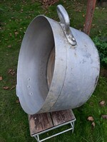 Antique alufix (made in Hungary) 50-liter thick-walled aluminum foot, in mint condition