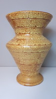 Flawless gorka gauze art deco applied art ceramic vase 22 cm