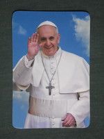 Kártyanaptár, vallás, Ferenc pápa, 2015