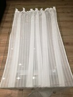 Striped translucent curtain