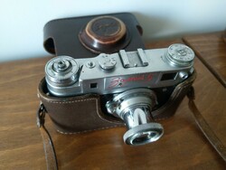 Gyűjtőknek, ritka Zorkij 5 fényképezőgép, eredeti bőr tokjával eladó.