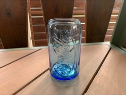 Coca Cola üveg pohár, kék