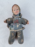 Antique paper mache doll