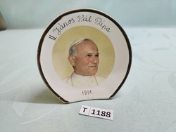 T1188 aquincum ii. Pope John Paul ornament 10 cm