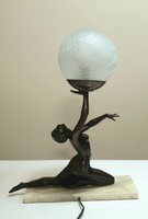 Decorative art deco table lamp