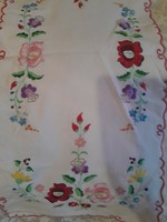 Embroidered runner tablecloth 70 cm