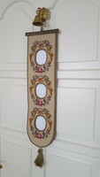 Very rare, tapestry photo holder and or servant's invitation