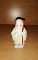 Lao - ce , régi kínai bölcs porcelán figura - 8,5 cm magas (po-2)