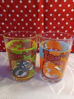 Tom and Jerry üveg pohár párban