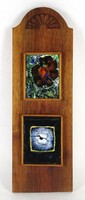1P256 Lavotha Géza : "Fekete Rózsa" tűzzománc kép 51 x 17 cm