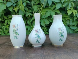Hollóháza porcelán kis vázák