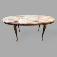 Onyx baroque coffee table